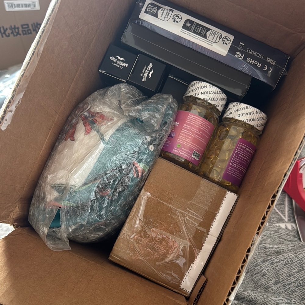 Assorted Box of Household Items